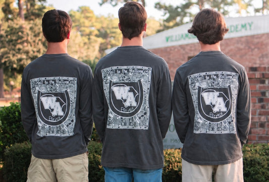 Adult Island Green and Dark Grey (Long Sleeve)