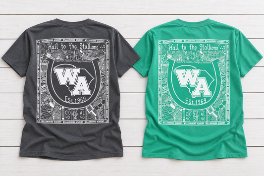Adult Island Green and Dark Grey (Short Sleeve)