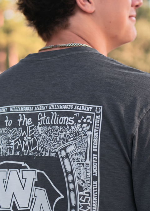 Adult Island Green and Dark Grey (Long Sleeve)